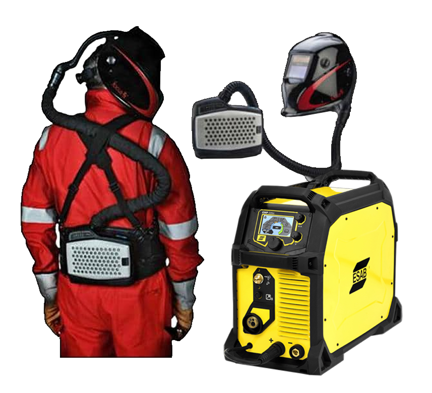 EOFY CLEARANCE COMBO - Esab Rebel EMP 235ic + Focus AIR FA100 PAPR System